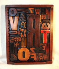 Antiker Setzkasten –