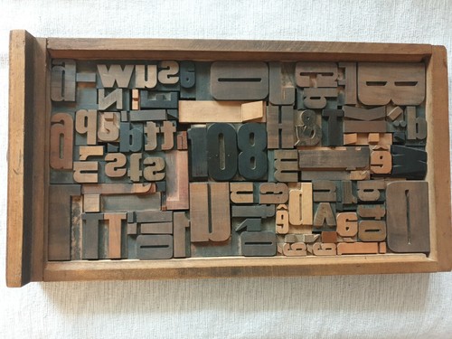 Holzbuchstaben collage 108 - 70,