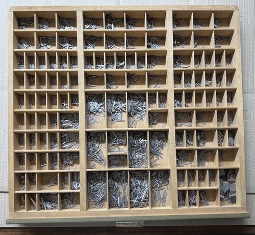 Buchdruck holz setzkasten mit - buchdruck,