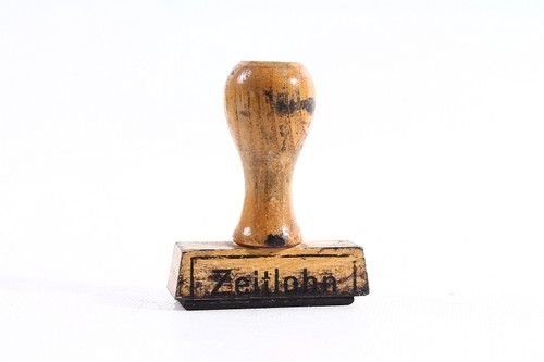 Alter stempel holzstempel mit - stempel,