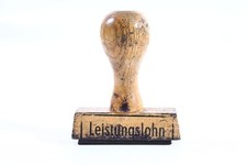 alter Stempel Holzstempel mit