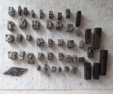 Lettern Blei Holz 48x Super