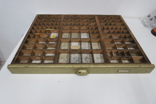 Setzkasten schublade holz - setzkasten,